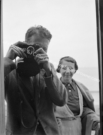 BERTIE MARTIN WITH CAMERA & ETTA MARTIN